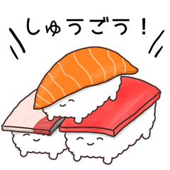 [LINEスタンプ] ゆるっ！おすしちゃん！