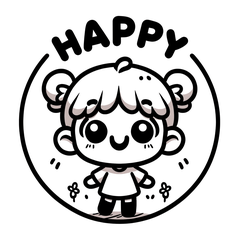 [LINEスタンプ] 可愛いキャラクター感情スタンプ