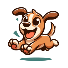 [LINEスタンプ] はっちゃけ犬のスタンプ