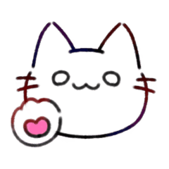 [LINEスタンプ] ねこまる。文字なしver.