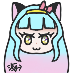 [LINEスタンプ] Vtuber 冬月海のスタンプ