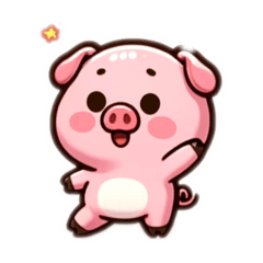 [LINEスタンプ] 「かわいい豚のLINEスタンプセット」