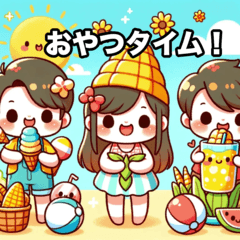 [LINEスタンプ] 夏の特産品スタンプセット