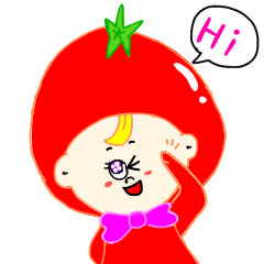 [LINEスタンプ] トマトちゃん敬語スタンプ