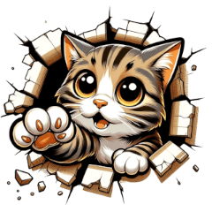 [LINEスタンプ] 日本のAIねこねこ