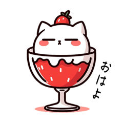 [LINEスタンプ] ねこパフェの使えるかもしれないひと言集め