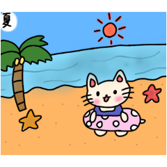 [LINEスタンプ] 季節・可愛いねこスタンプの画像（メイン）