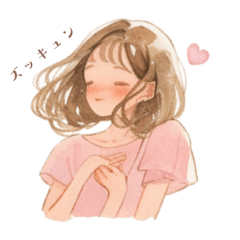 [LINEスタンプ] 大人ときめく女子イラスト♡【日常使い】の画像（メイン）