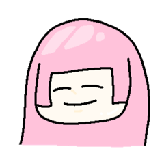 [LINEスタンプ] 桃色髪の少女2