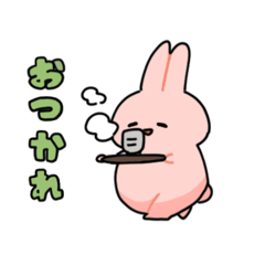 [LINEスタンプ] 心に住まううさぎ