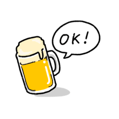 [LINEスタンプ] お酒スタンプ.