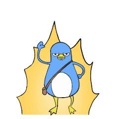 [LINEスタンプ] お出かけペンギンと汎用スタンプ