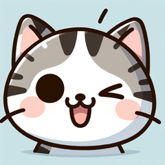 [LINEスタンプ] 毎日使える！かわいい猫スタンプ5の画像（メイン）