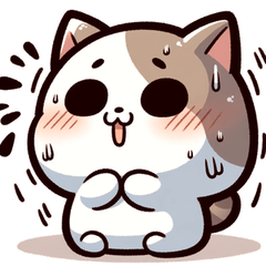 [LINEスタンプ] 毎日使える！かわいい猫スタンプ7の画像（メイン）