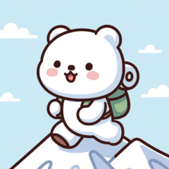 [LINEスタンプ] しろくまさんの登山アドベンチャー