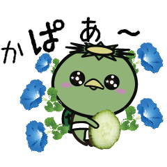 [LINEスタンプ] 日本の夏 カッパくん