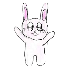 [LINEスタンプ] うさぎの家族！