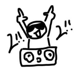 [LINEスタンプ] DJグラサン2の画像（メイン）