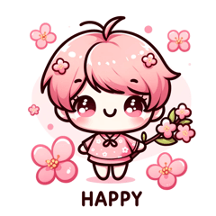 [LINEスタンプ] さくらちゃんの感情スタンプ