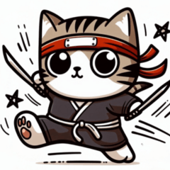 [LINEスタンプ] 猫忍者～ゆるニャン