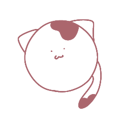 [LINEスタンプ] まあるくてゆるいねこ