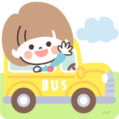 [LINEスタンプ] モノトーンmushちゃん・園児の画像（メイン）