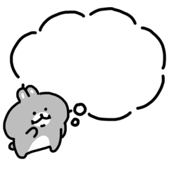 [LINEスタンプ] うさぎとこぐま くみあわせてね