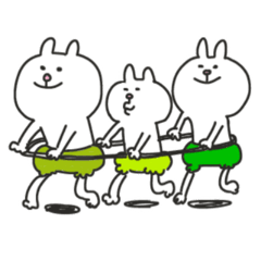 [LINEスタンプ] カボチャPうさぎ(日常編2)