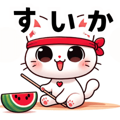 [LINEスタンプ] ねこさんの夏休みアドベンチャー