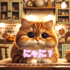 [LINEスタンプ] かわいいデブ猫たち