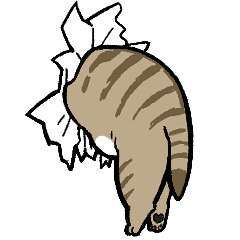 [LINEスタンプ] よいねこ キジトラ