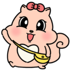 [LINEスタンプ] かわいいリスDarumiです。