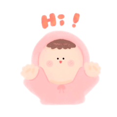 [LINEスタンプ] レインコートを着たQQ可愛い子