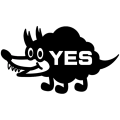 [LINEスタンプ] 3foot dog