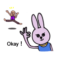 [LINEスタンプ] うさぎ姉さん日常編3