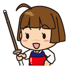 [LINEスタンプ] 剣道少女