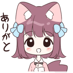 [LINEスタンプ] オオカミのもふもふちゃんスタンプ