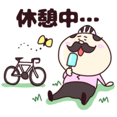 [LINEスタンプ] 自転車紳士ちゃん 1