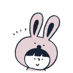 [LINEスタンプ] ゆるくてシュールなうさぎ