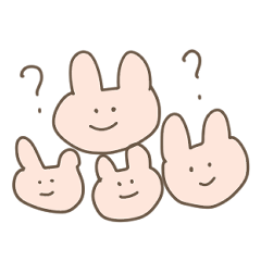 [LINEスタンプ] 基本だるいうさぎ達2