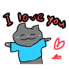 [LINEスタンプ] 灰色ねこの日常