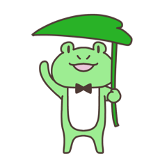 [LINEスタンプ] カエルさんたち（雨・梅雨スタンプ）