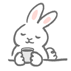 [LINEスタンプ] Sunday Rabbits - Everyday life series -