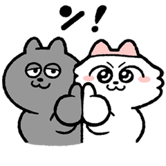 [LINEスタンプ] ンめねこ2