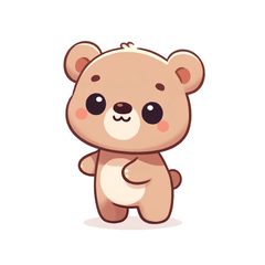 [LINEスタンプ] 子クマスタンプ