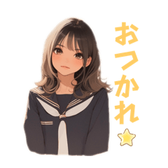 [LINEスタンプ] 可愛い女子高生の日常会話スタンプ