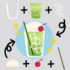 [LINEスタンプ] アレンジ無限大！カフェドリンクスタンプ