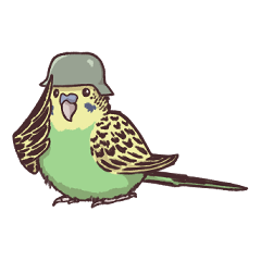 [LINEスタンプ] 帝国インコ