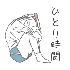 [LINEスタンプ] ホルモンのせい