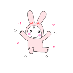 [LINEスタンプ] ぴょんぴょんー